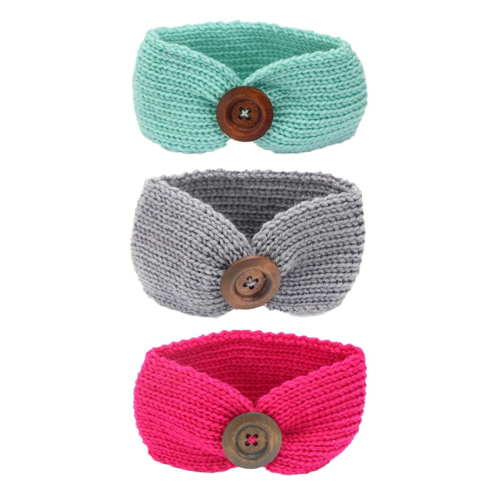 🌸Host Pick!🌸 Baby Knit Crochet Top Knot Headband - Picture 3 of 5